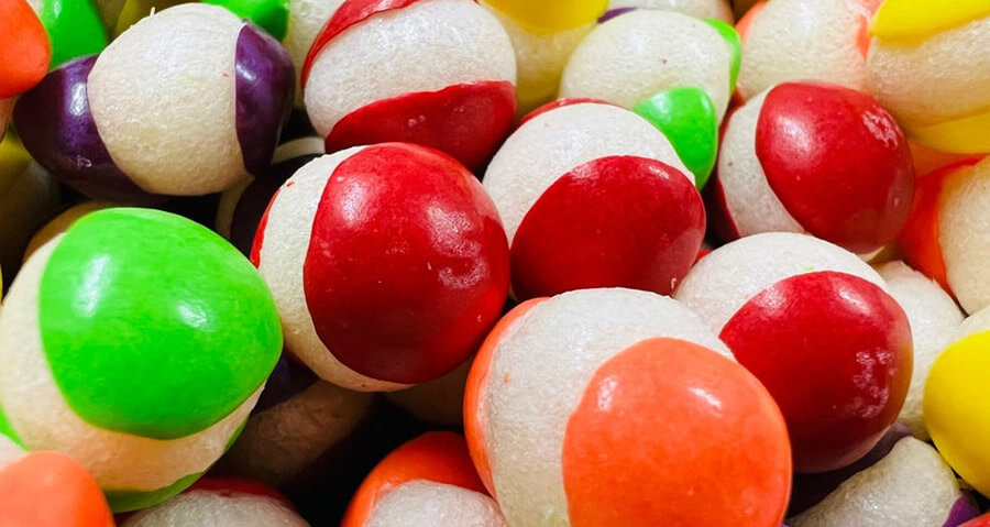 Homemade Freeze-Dried Skittles