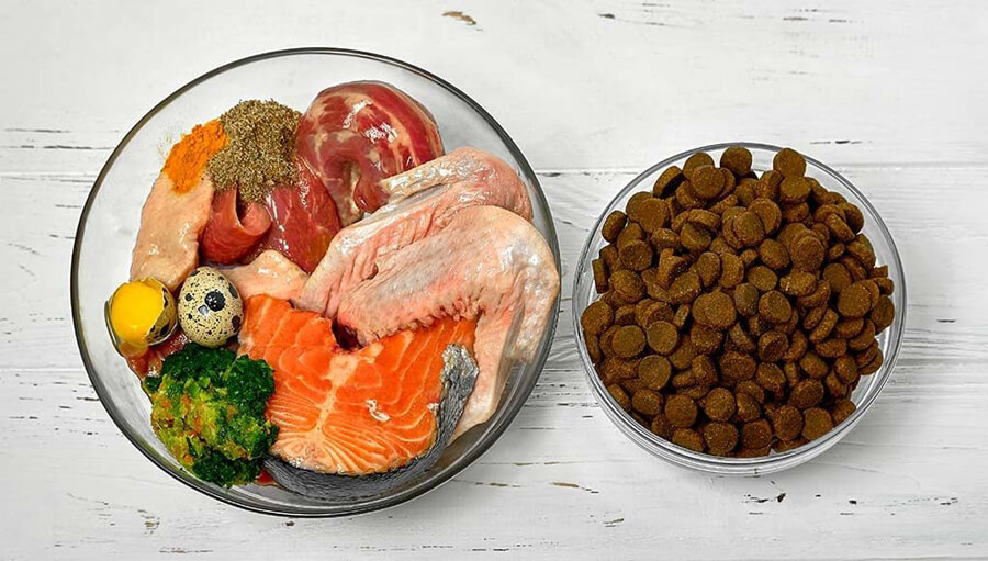 Freeze-dried dog food ingredients