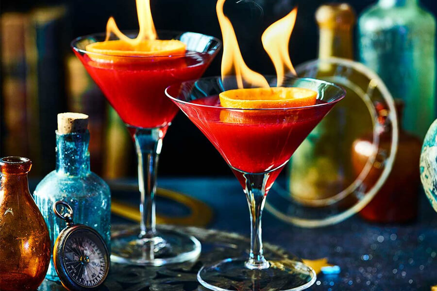 Flaming Cocktail