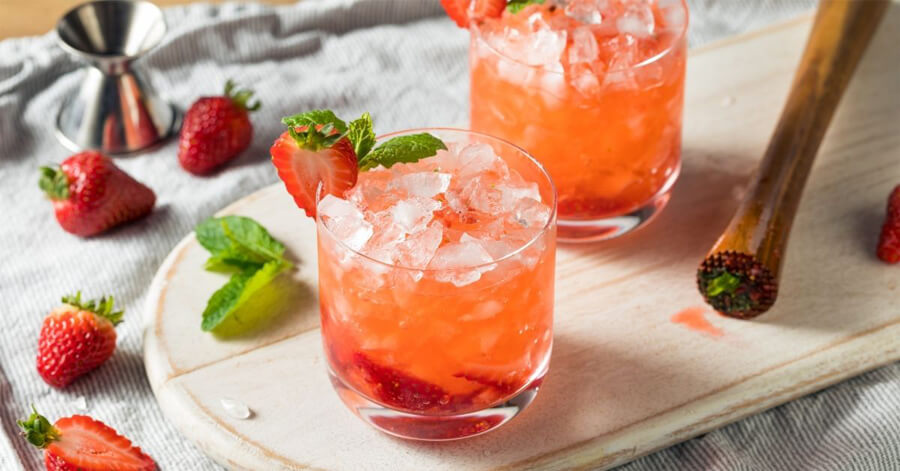 Strawberry cocktail